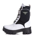 Bota Feminina Coturno Monolith Prada Preta Blogueirinha