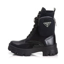 Bota Feminina Coturno Monolith Prada Preta Blogueirinha