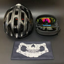 Kit Capacete + óculos (+3 Lentes)