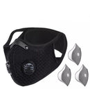 Máscara Esportiva com Filtro de Carvão Ativado Anti-Poluição (Corrida e Ciclismo) WEST BIKING