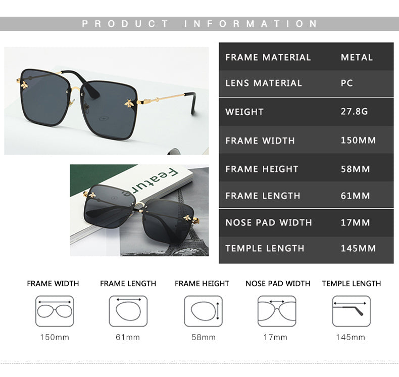 Óculos de Sol Feminino RIMLESS 2020