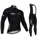Super Kit Camisa + Bretelle STRAVA (manga longa)