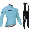 Super Kit Camisa + Bretelle STRAVA (manga longa)