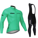 Super Kit Camisa + Bretelle STRAVA (manga longa)