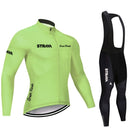 Super Kit Camisa + Bretelle STRAVA (manga longa)