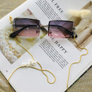 Óculos de Sol feminino sem aro STILETTO BOOK