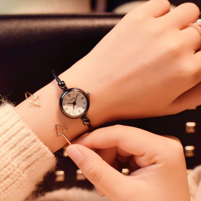 Relógio Casual Ulzzang Retrô