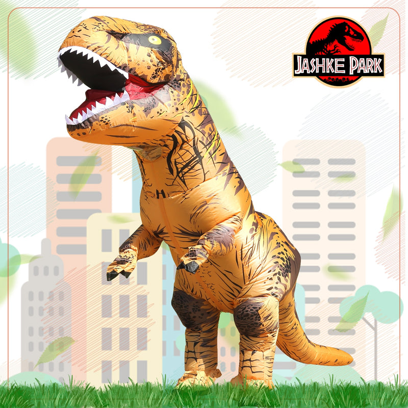 Fantasia de Dinossauro T REX Inflável | Adulto e Criança
