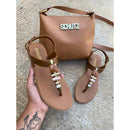 Kit Sandália Schutz + Bolsa Ziper