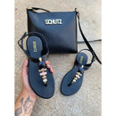 Kit Sandália Schutz + Bolsa Ziper